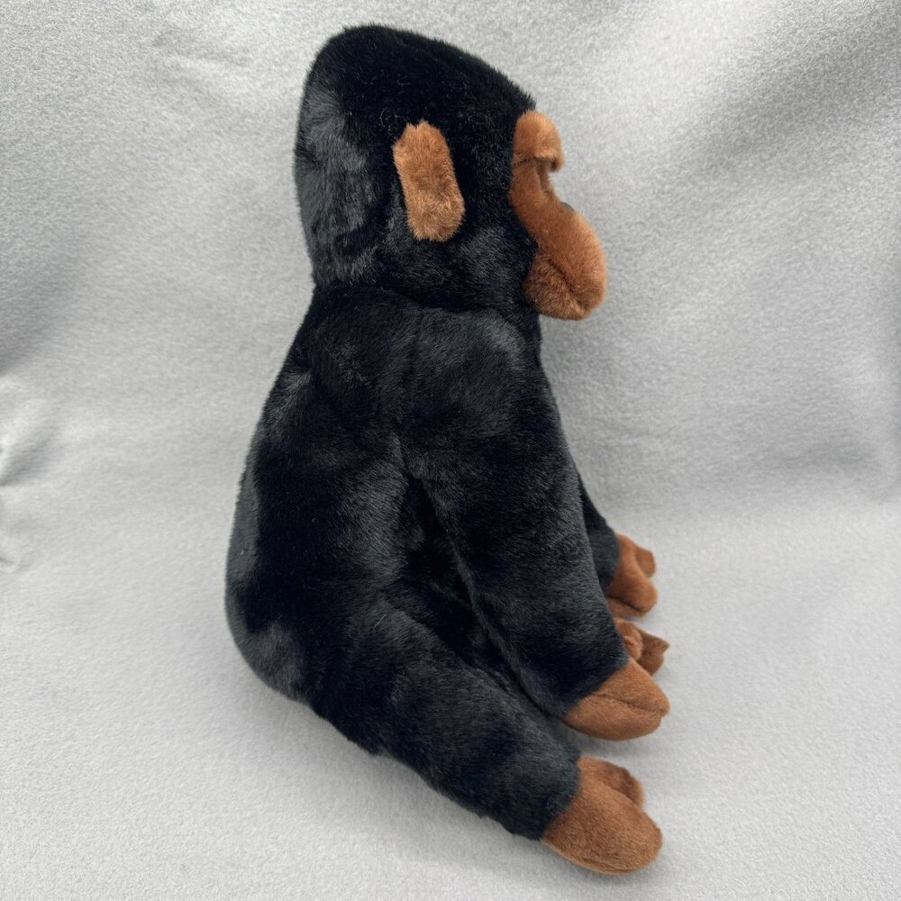 Vintage Congo Gorilla Black Plush Stuffed Animal TY Beanie Buddies 1999 12" - Picture 3 of 11